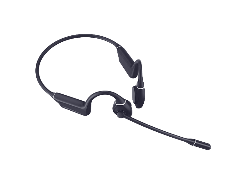 Auriculares conducción ósea - Vieta Pro Bone Dual Mic, Supraaurales, Bluetooth, Autonomía 10 h, Negro