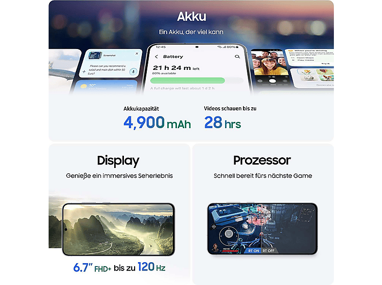 Thumbnail - SAMSUNG GALAXY S25 FE 256 GB Dark Blue Dual SIM