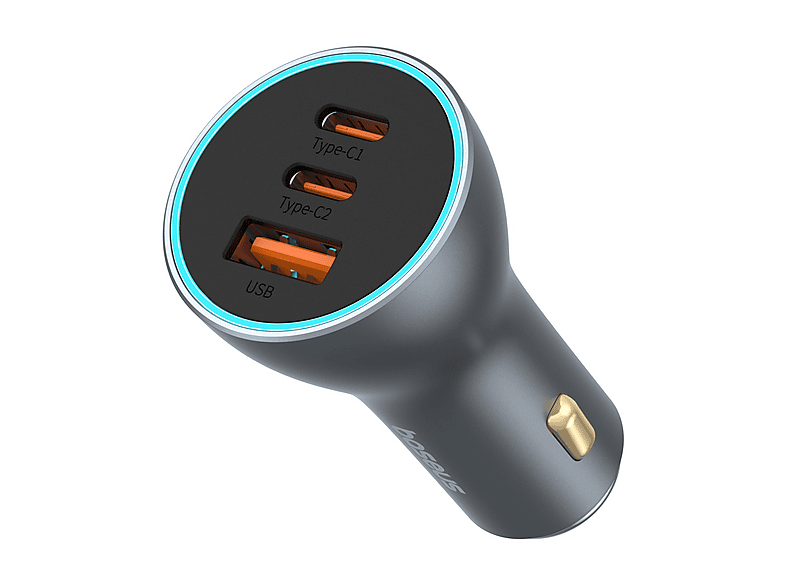 Baseus 65W USB C Caricabatterie Rapido A 3 Porte Con GaN Tech Power Delivery Caricabatterie USB - Foto 7