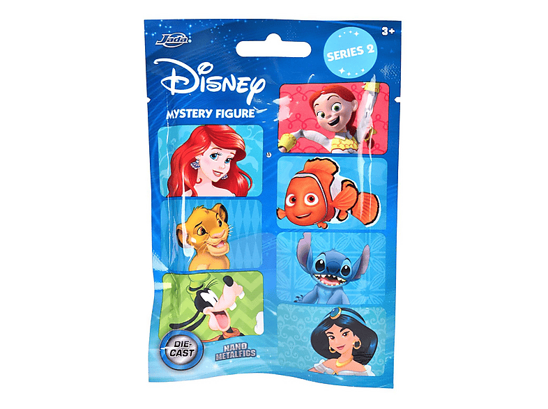 Simba Disney Nanofigs Blind Pack Wave 2, 4 cm, Einzelartikel Sammelfiguren