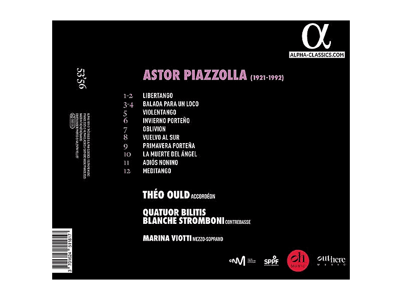 Thumbnail - Théo Ould - Piazzolla: Balada para un loco (CD)