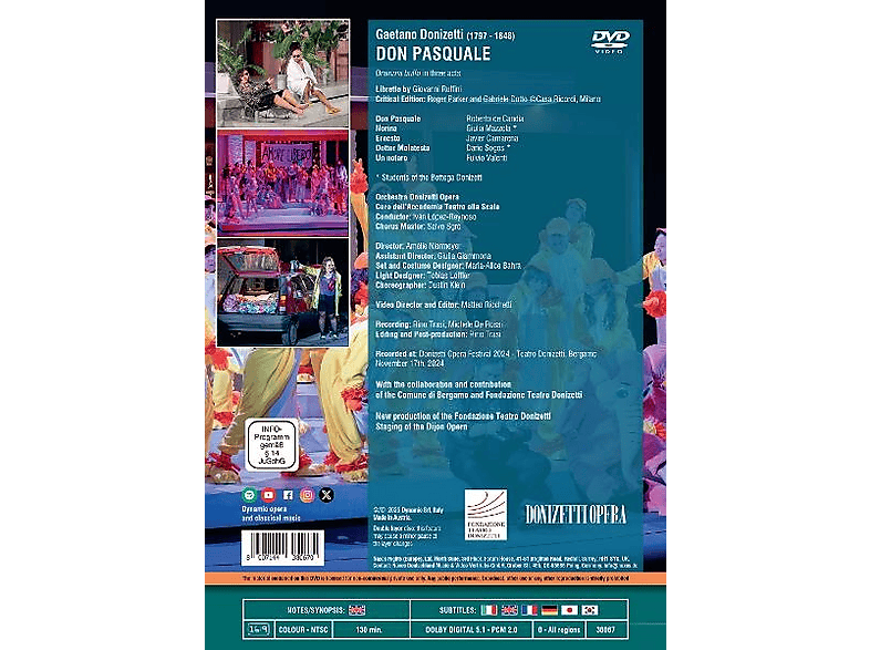 Thumbnail - Camarena, Javier/Candia, Roberto de/Coro dell'Accademia Teatro alla Scala/Orchestra Donizetti Opera/López-Reynoso, Iván/...