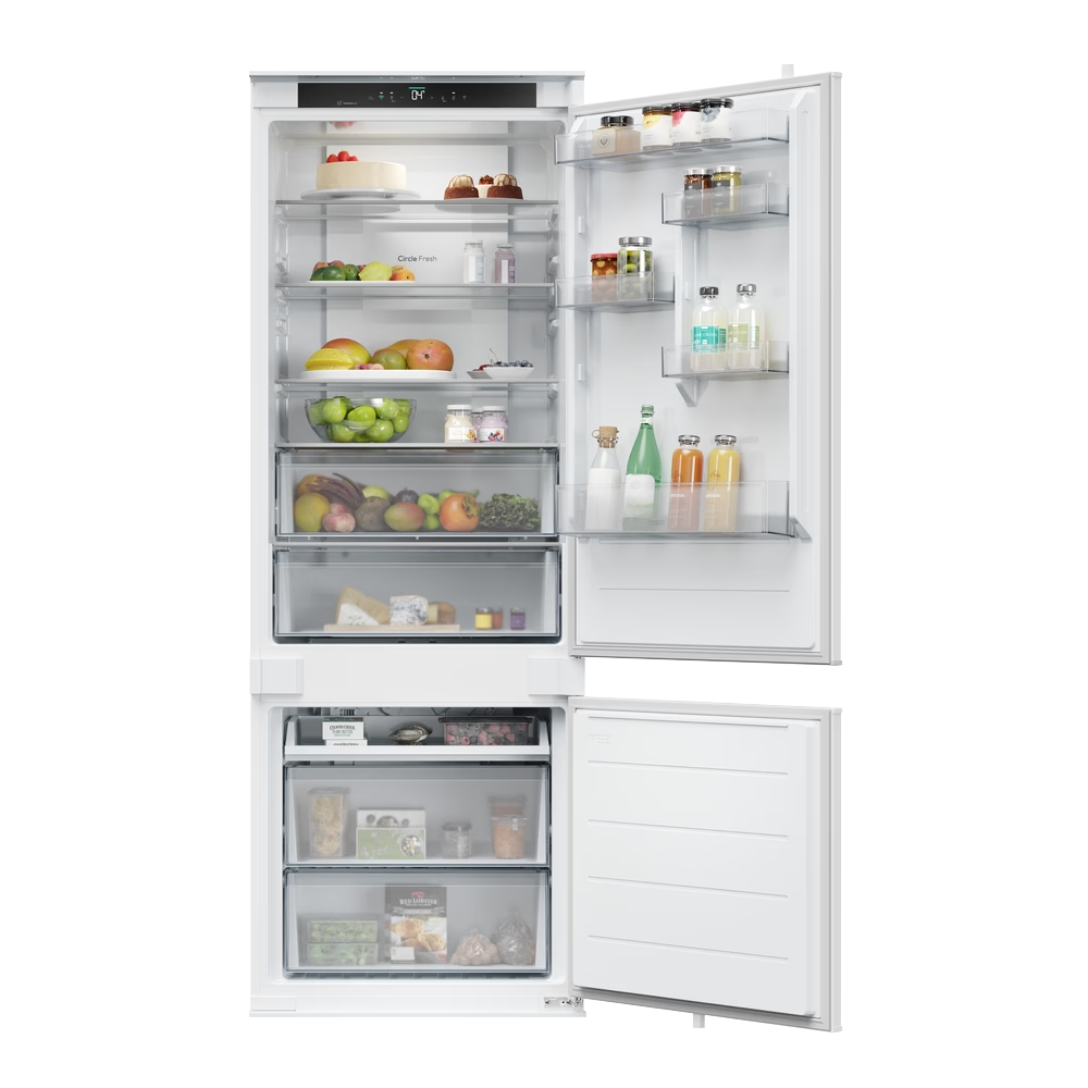 CANDY CNBQT3719EW Beépíthető kombinált hűtőszekrény, 70cm, 382l, Total No Frost, WiFi