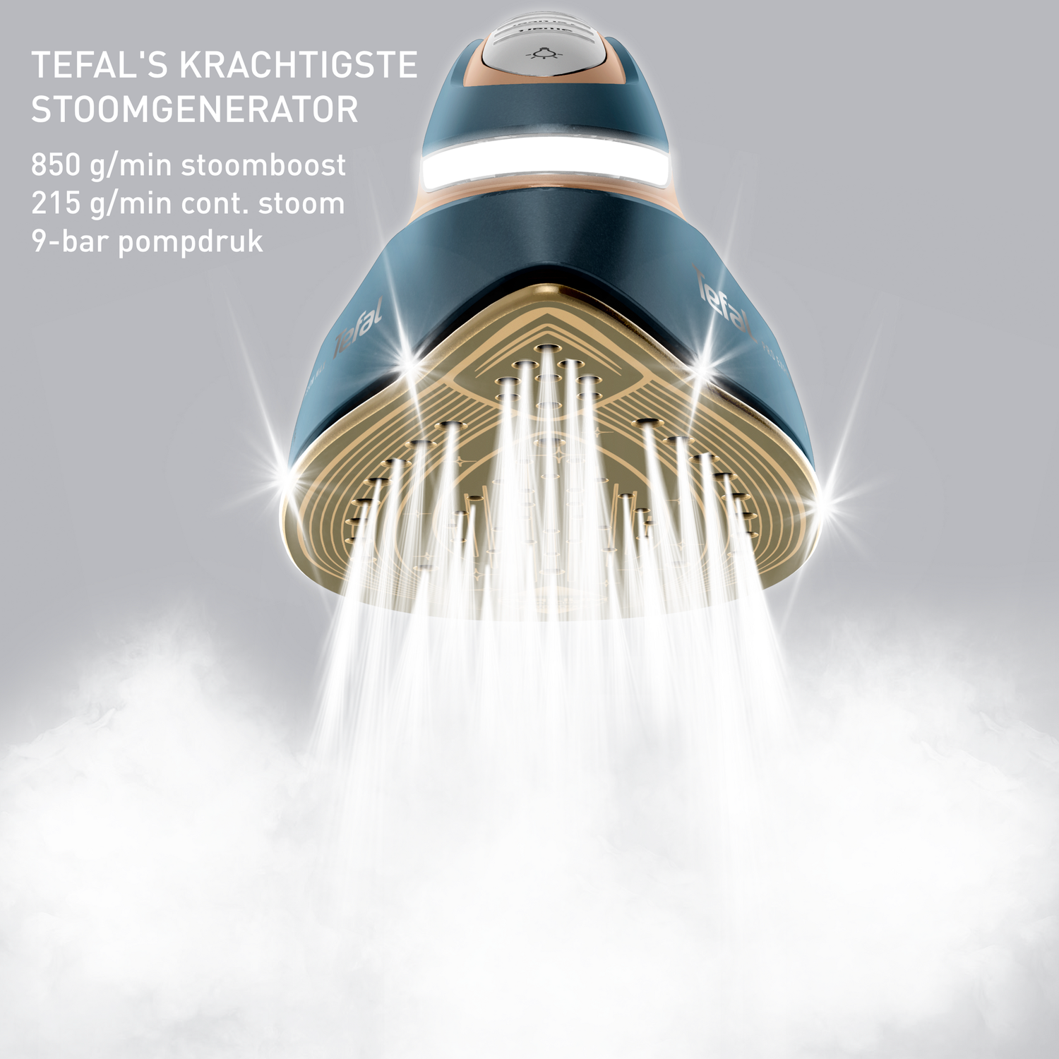 Tefal stoomgenerator strijkijzer met krachtige stoomuitstoot.