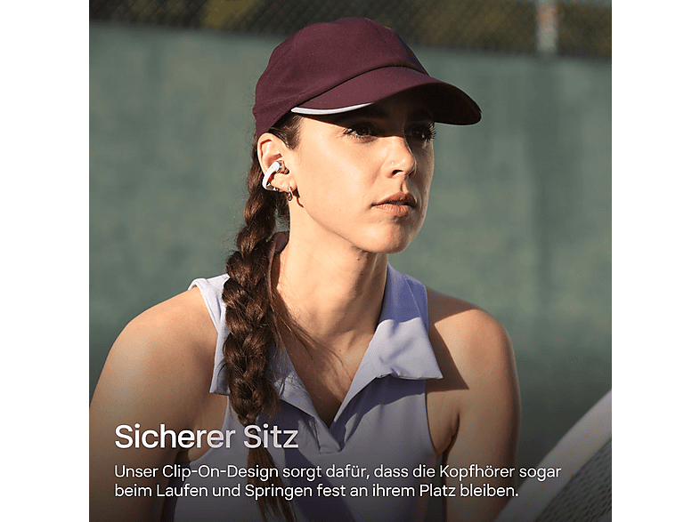 Thumbnail - SHOKZ OpenDots ONE, Open-ear Kopfhörer Bluetooth Grey
