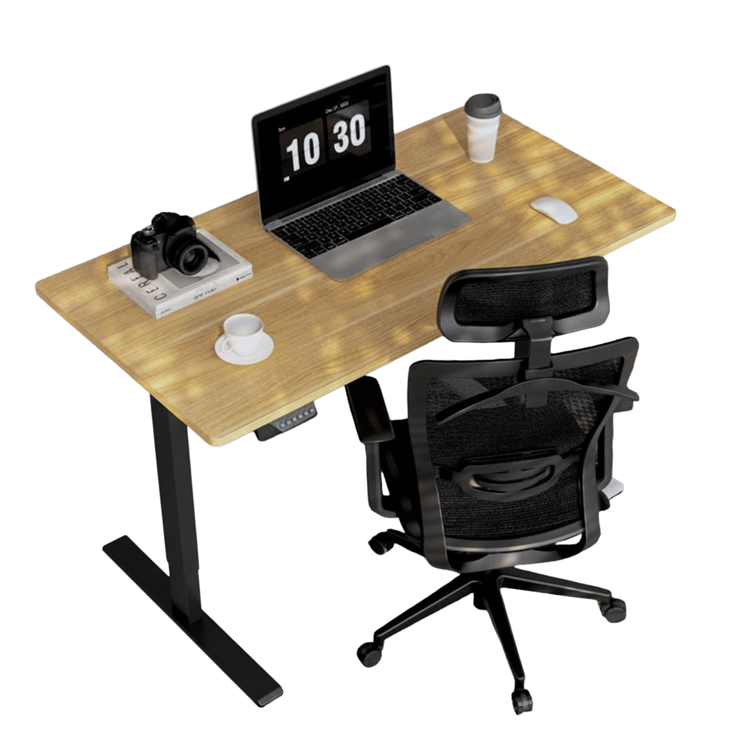 Flexispot Luxe Elektrisch Zit/sta Bureau Kantoor Zit/sta Bureau