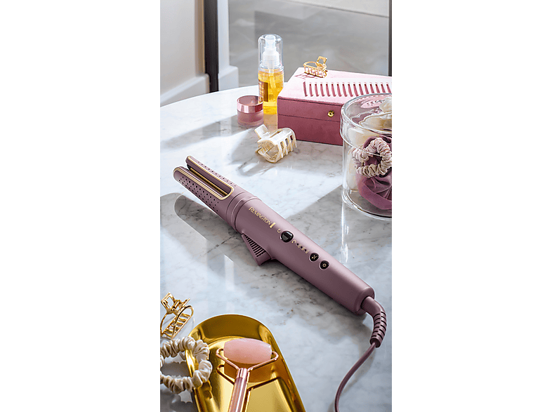Remington CI 8930 Airvice Rotierender Lockenstab Mauve / Gold — Foto 2 von 5