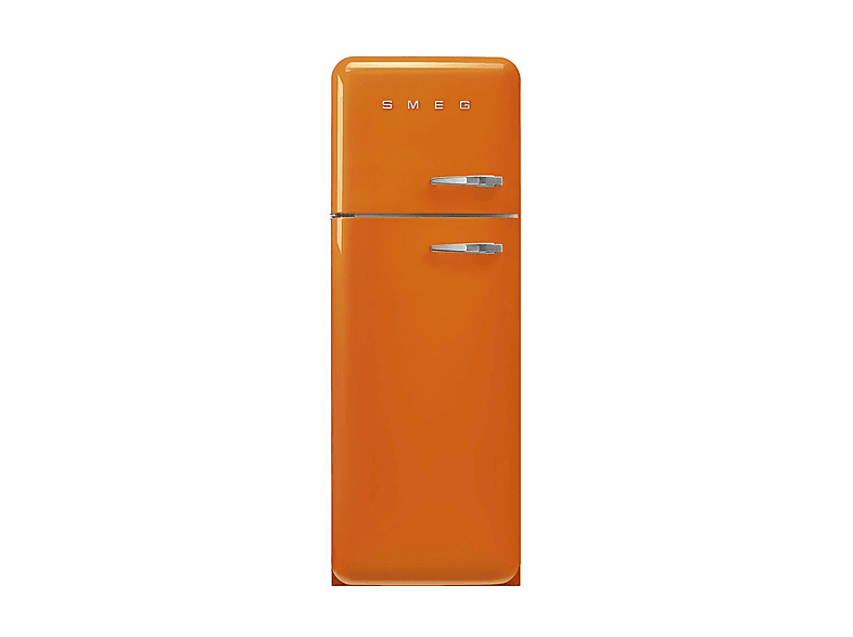 FRIGORIFERO DOPPIA PORTA SMEG FAB30LOR6, Capacità netta totale 294 l, Rumorosità: 34 dB(A), 3 ripiani, Dimensioni: L 60 cm A 172 P 76,8 cm, Arancione, Classe C
