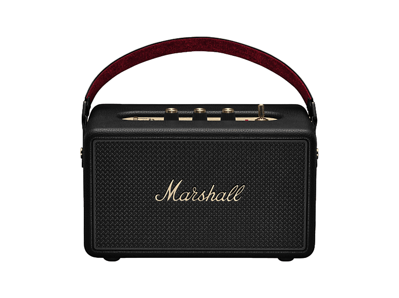 Altavoz bluetooth – Marshall Kilburn III, 90W, Bluetooth, 50h Autonomía, IP54, Black and Brass