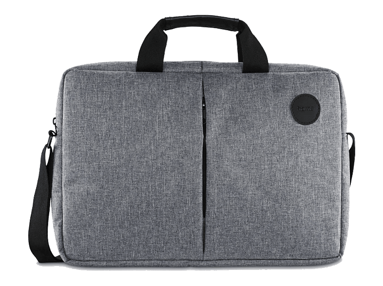Hama B2b Maletín Para Portátil - Hama Genua, Para Pc De 15.6", Poliéster, Bolsillo Frontal, Compartimento Principal Reforzado, Gris
