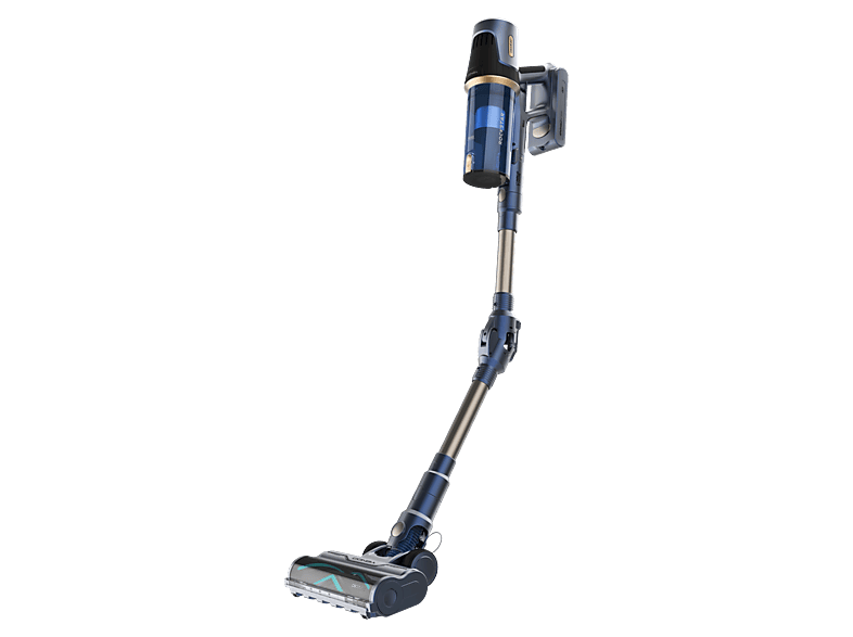 REACONDICIONADO Seminuevo Bueno Aspirador escoba - Cecotec Conga Rockstar RS70 Pet Flex, 500 W, 65 min, Sin Bolsa, Cepillo para Animales, Negro/Dorado