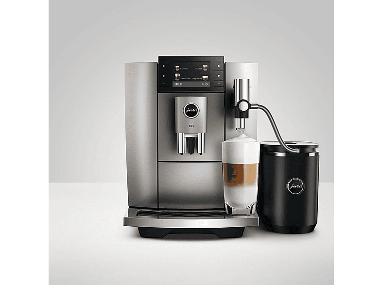 Jura E8 (ED) Kaffeevollautomat (Midnight Silver, P.A.G.2, 15 bar, externer Milchbehälter) — Foto 3 von 5