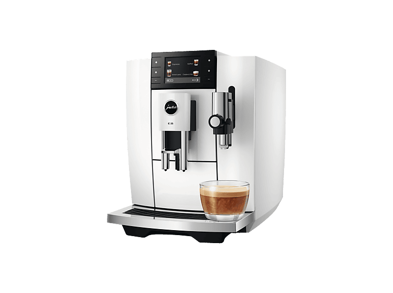 JURA E8 (ED) Kaffeevollautomat Piano White