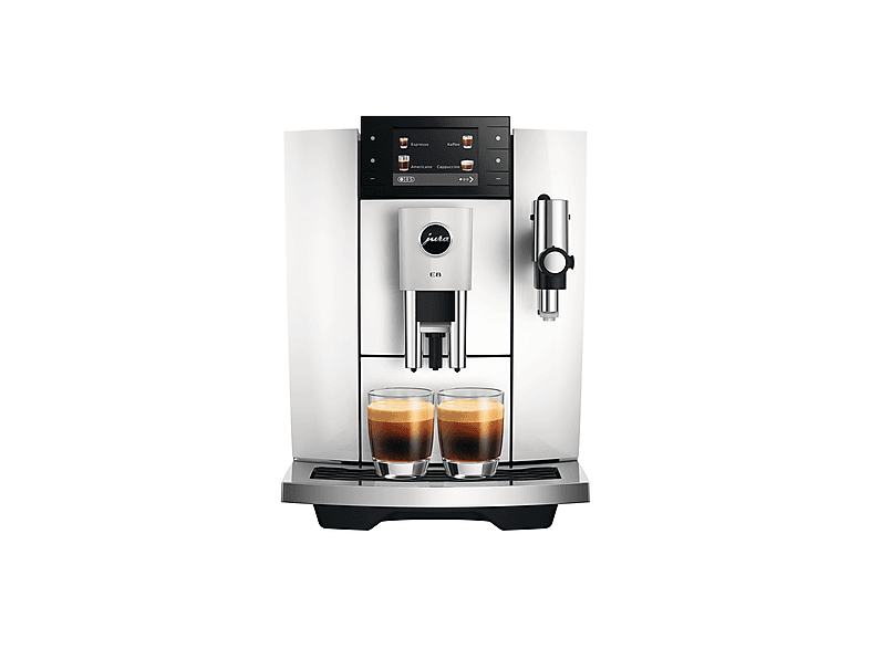 JURA E8 (ED) Kaffeevollautomat Piano White
