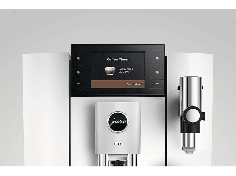 JURA E8 (ED) Kaffeevollautomat Piano White
