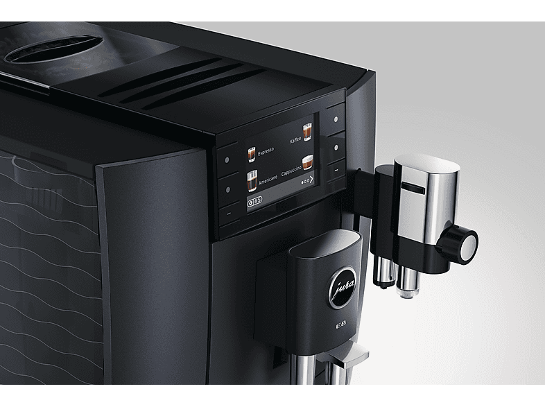Jura E8 (ED) Kaffeevollautomat (Cosmic Black, P.A.G.2, 15 bar, externer Milchbehälter) — Foto 4 von 5