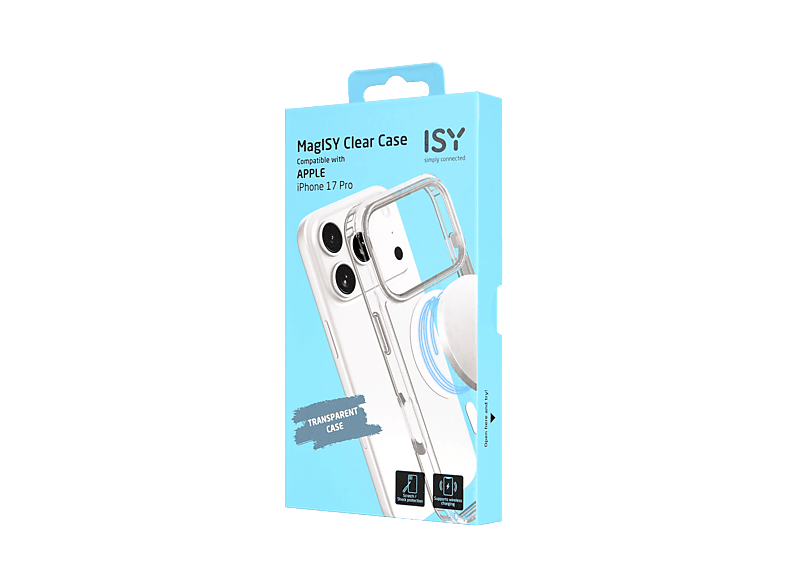 Thumbnail - ISY ISC-1131 MAGISY CLEAR, Backcover, Apple, iPhone 17 Pro, Transparent