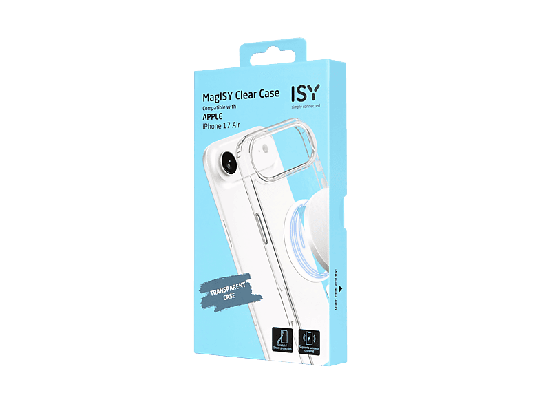 Thumbnail - ISY ISC-1133 MAGISY CLEAR, Backcover, Apple, iPhone 17 Air, Transparent