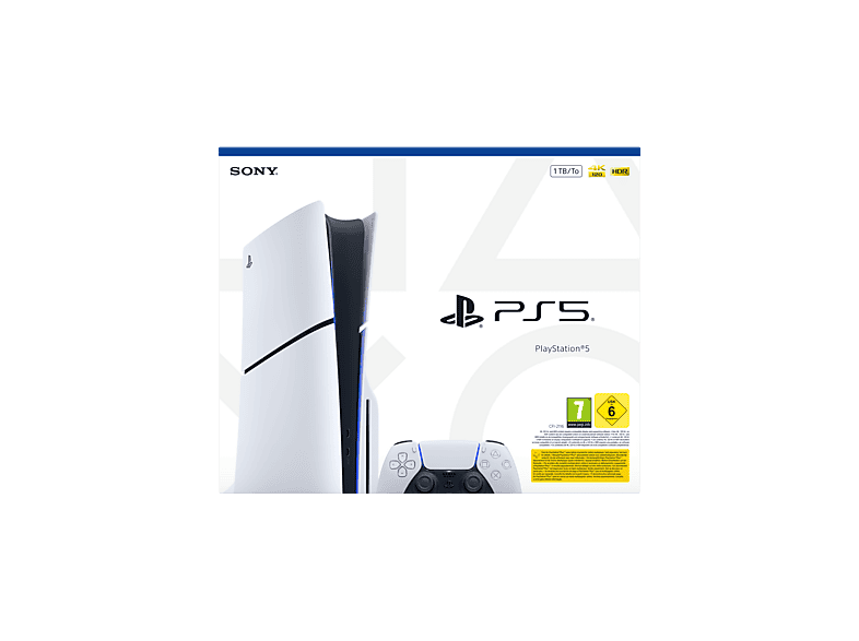 Sony PlayStation®5 (Modellgruppe: Slim) 1 TB; Spielekonsole----PlayStation 5 mit Disc laufwerk — Foto 5 von 5