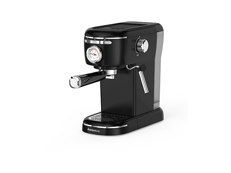 Melchioni Family Aromatica Plus, Macchina DA Caffè 3 IN 1, Compatibile con Capsule Nespresso, Cialde E.s.e. o caffè in Polvere, 1100 W, 15 bar,