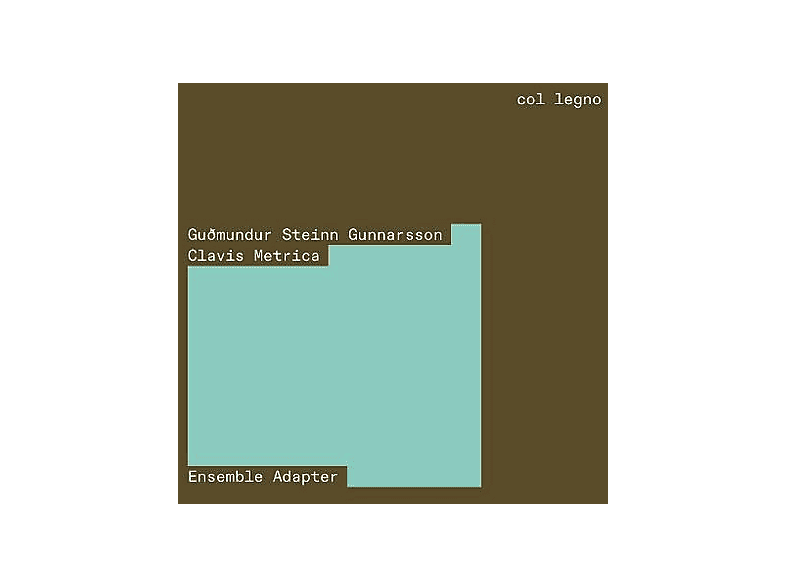 Gudmundur Steinn Ensemble Adapter/gunnarsson - Gunnarsson: Clavis Metrica - (CD)