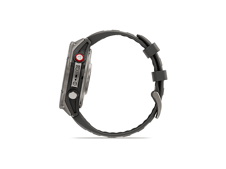 GARMIN fenix 8 Pro, 47 mm AMOLED Smartwatch Silikon, 22 mm, Graphit/Schwarz