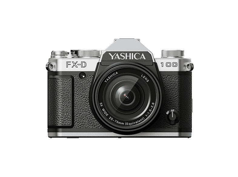 Fotocamera Digitale Yashica Fx-D 100 Zoom Ottico 3X, 13 Megapixel, Nero