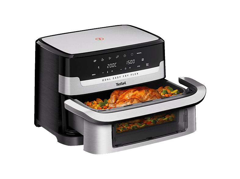 TEFAL EY922D Dual Easy Fry Flex Heißluftfritteuse