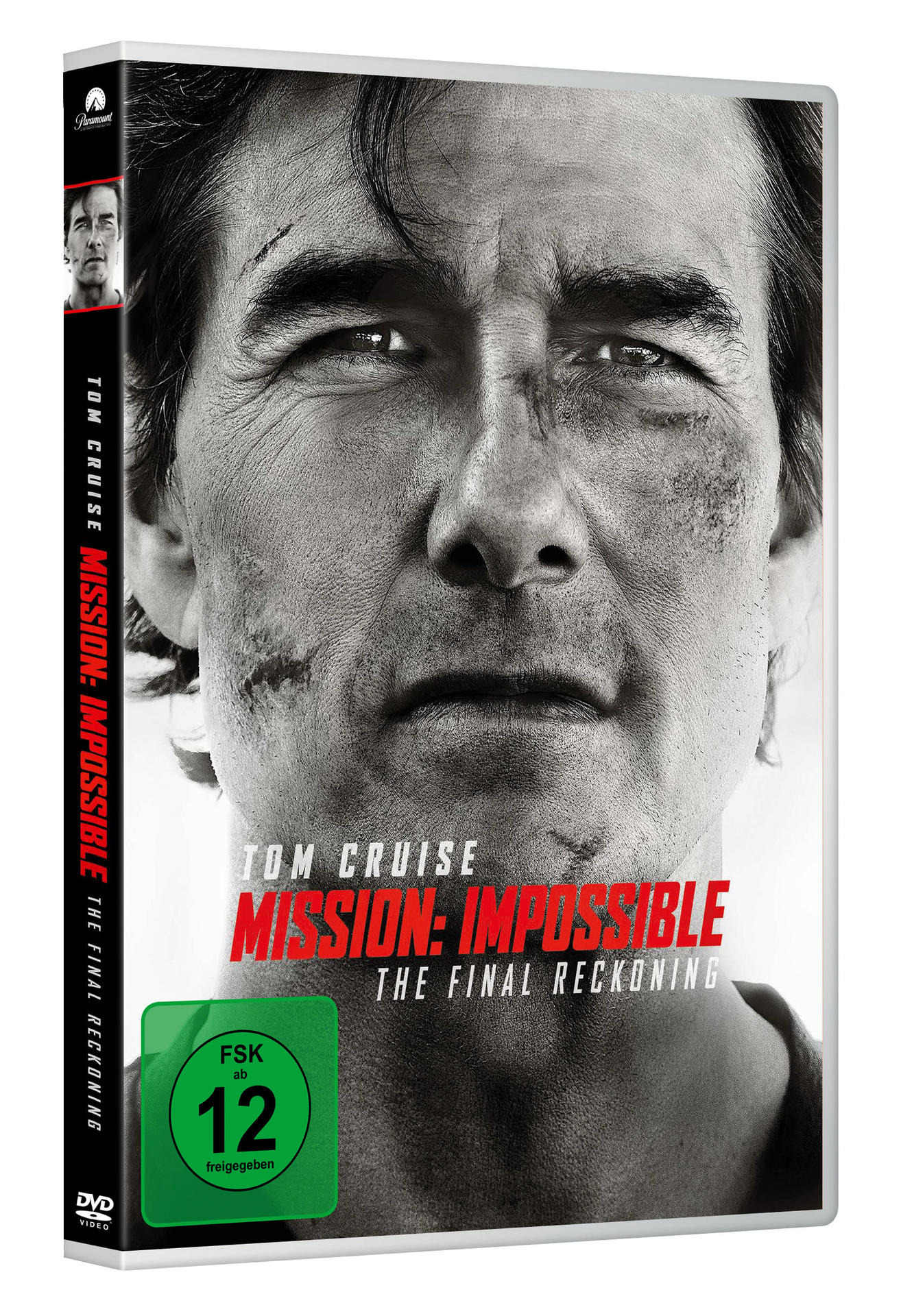 DVD-Hülle mit Tom Cruise, Mission: Impossible - The Final Reckoning.