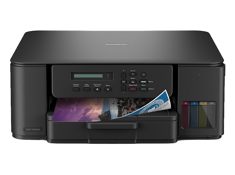 Urządzenie wielofunkcyjne BROTHER Inkbenefit DCP-T535DW A4 Wi-Fi Duplex Czarny