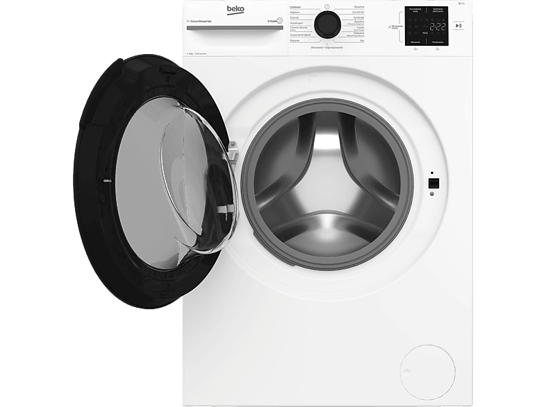 Pralka BEKO Slim b100 BM1WFU36235WDC 6kg 1200obr SteamCure ColdWash Higiena+ – zdjęcie 3