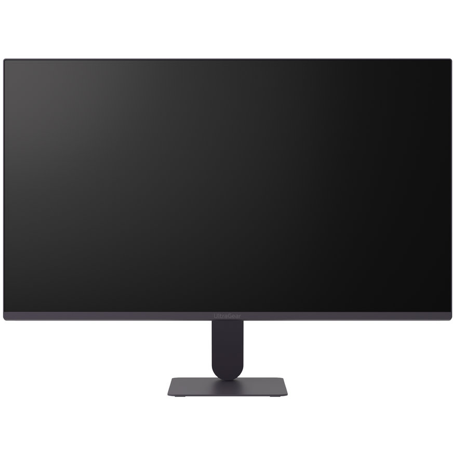 A black computer monitor on a white background. The monitor has a stand and the brand name 'UltraGear' visible.