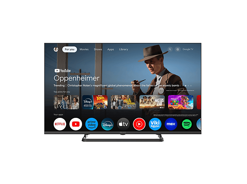 Peaq Ptv43Gqu-7124C TV Qled, 43", Qled 4K