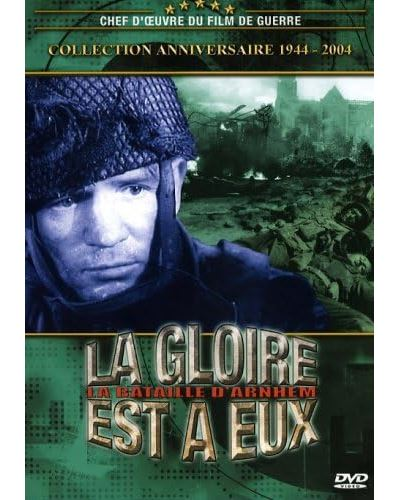 Couverture de film : un soldat en casque, le titre est 'La Gloire Est A Eux' avec un arrière-plan de scène de guerre.