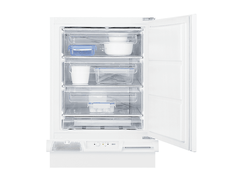 Electrolux Lyb2Ae82S Congelatore verticale, dimensioni: L 56 cm, A 81,9 P 54,7 3 cassetti, Bianco, Classe E