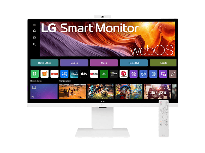 LG Smart Monitor 32u850sa-w.aeu - 32 Inch 3840 X 2160 (ultra Hd 4k) Ips-paneel In Hoogte Verstelbaar afbeelding