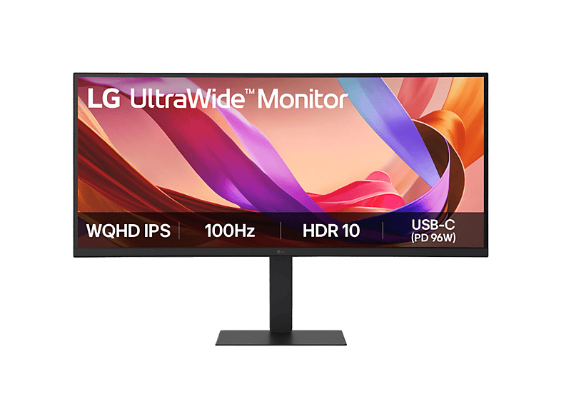 LG UltraWide 34U650A-B.AEU - 34 inch - 3440 x 1440 (UWQHD) - IPS-paneel - in hoogte verstelbaar