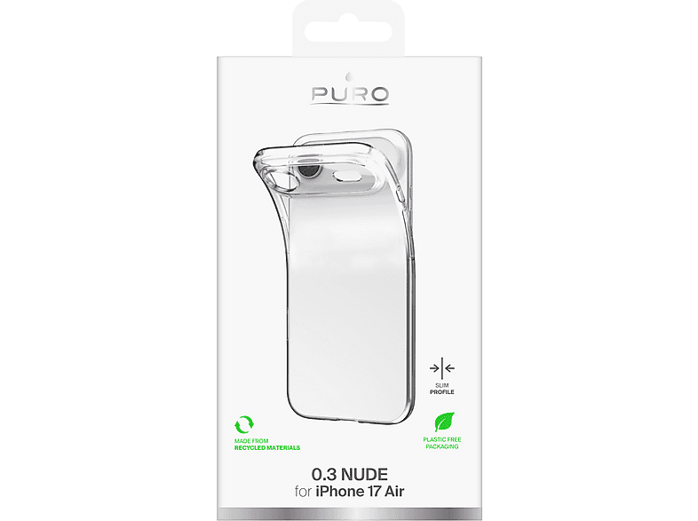 Etui PURO 0.3 NUDE Cover do iPhone Air Przezroczysty – zdjęcie 3