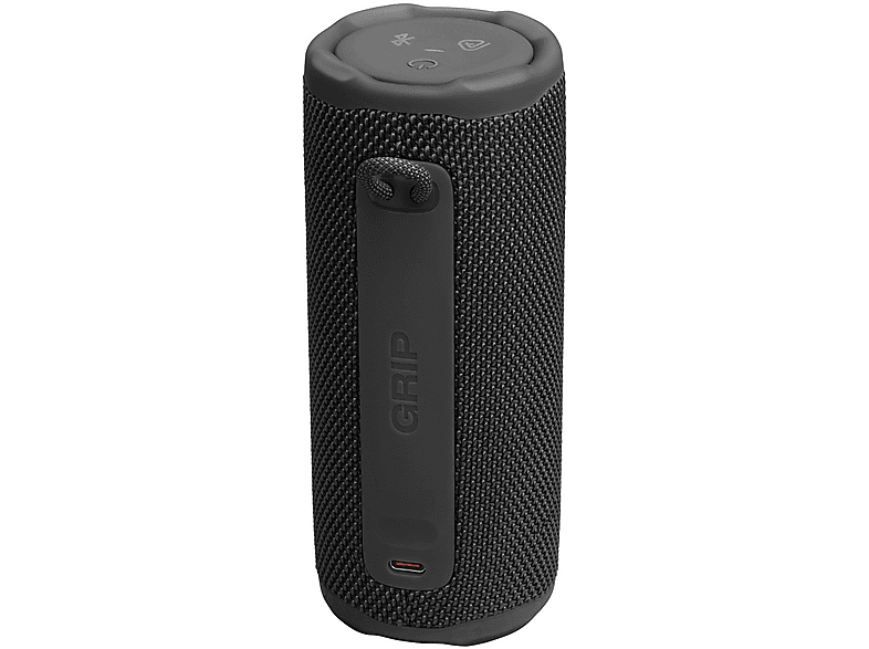 JBL Grip Tragbarer Bluetooth Lautsprecher, Wasserdicht, staubgeschützt und stoßsicher, integriertes Ambient Light und Auracast™, Schwarz — Foto 5 von 5