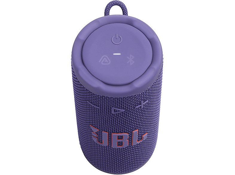 JBL Grip Tragbarer Bluetooth Lautsprecher, Wasserdicht, staubgeschützt und stoßsicher, integriertes Ambient Light und Auracast™, Violett — Foto 2 von 5