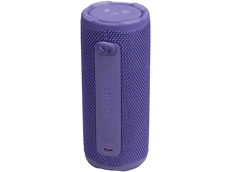 JBL Grip Tragbarer Bluetooth Lautsprecher, Wasserdicht, staubgeschützt und stoßsicher, integriertes Ambient Light und Auracast™, Violett — Foto 5 von 5