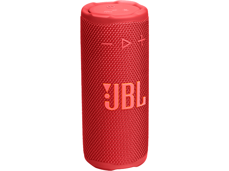 JBL Grip Tragbarer Bluetooth Lautsprecher, Wasserdicht, staubgeschützt und stoßsicher, integriertes Ambient Light und Auracast™, Rot — Foto 2 von 5