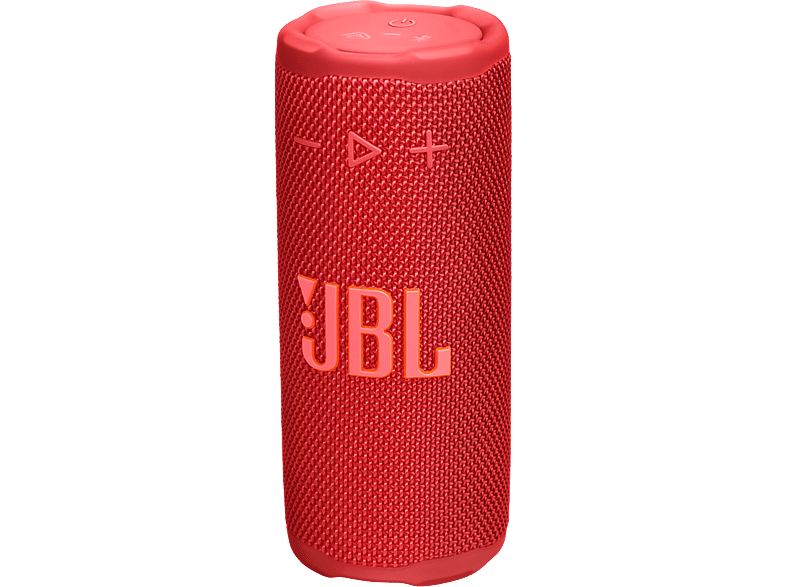 JBL Grip Tragbarer Bluetooth Lautsprecher, Wasserdicht, staubgeschützt und stoßsicher, integriertes Ambient Light und Auracast™, Rot — Foto 3 von 5