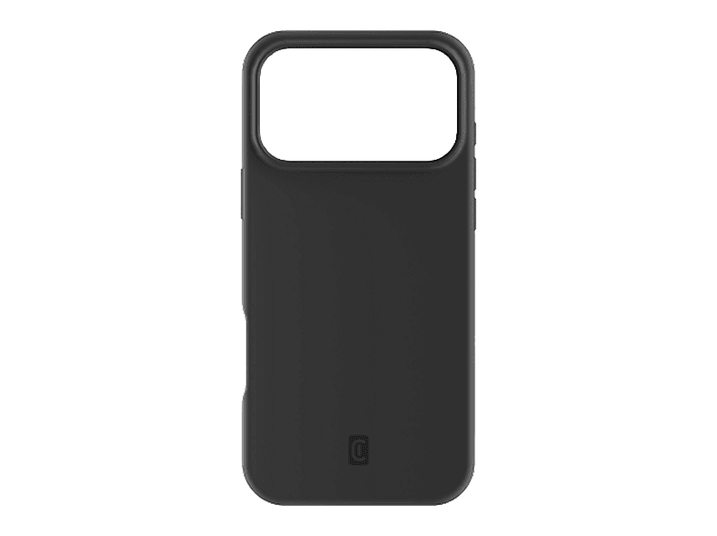Funda móvil - CellularLine SENSATION+, Para iPhone 17 Pro, Acabado soft-touch, Interior de microfibra, Tecnología antibacteriana, Negro