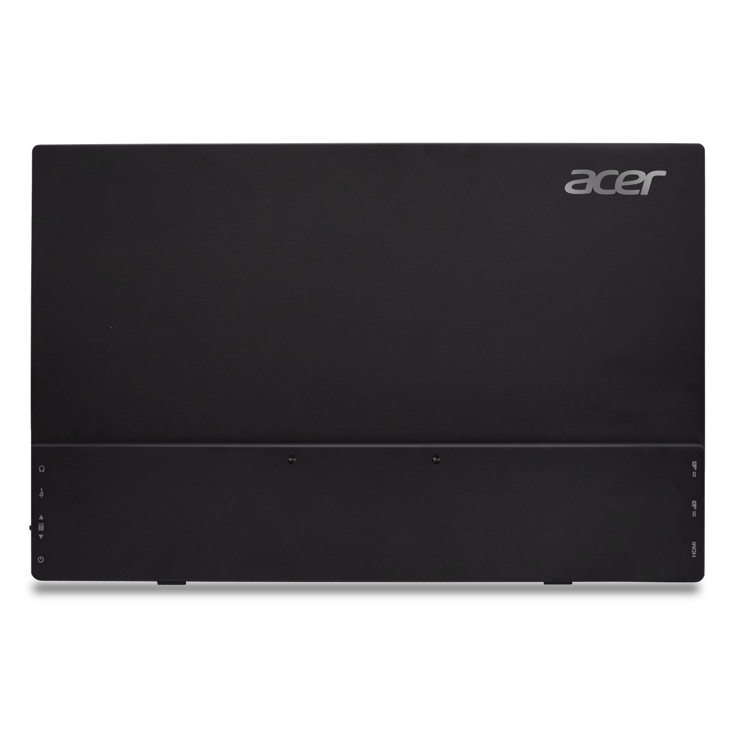 Un moniteur Acer noir. Le logo Acer est en haut à droite. Le moniteur dispose d'un bouton d'alimentation et d'un port HDMI.