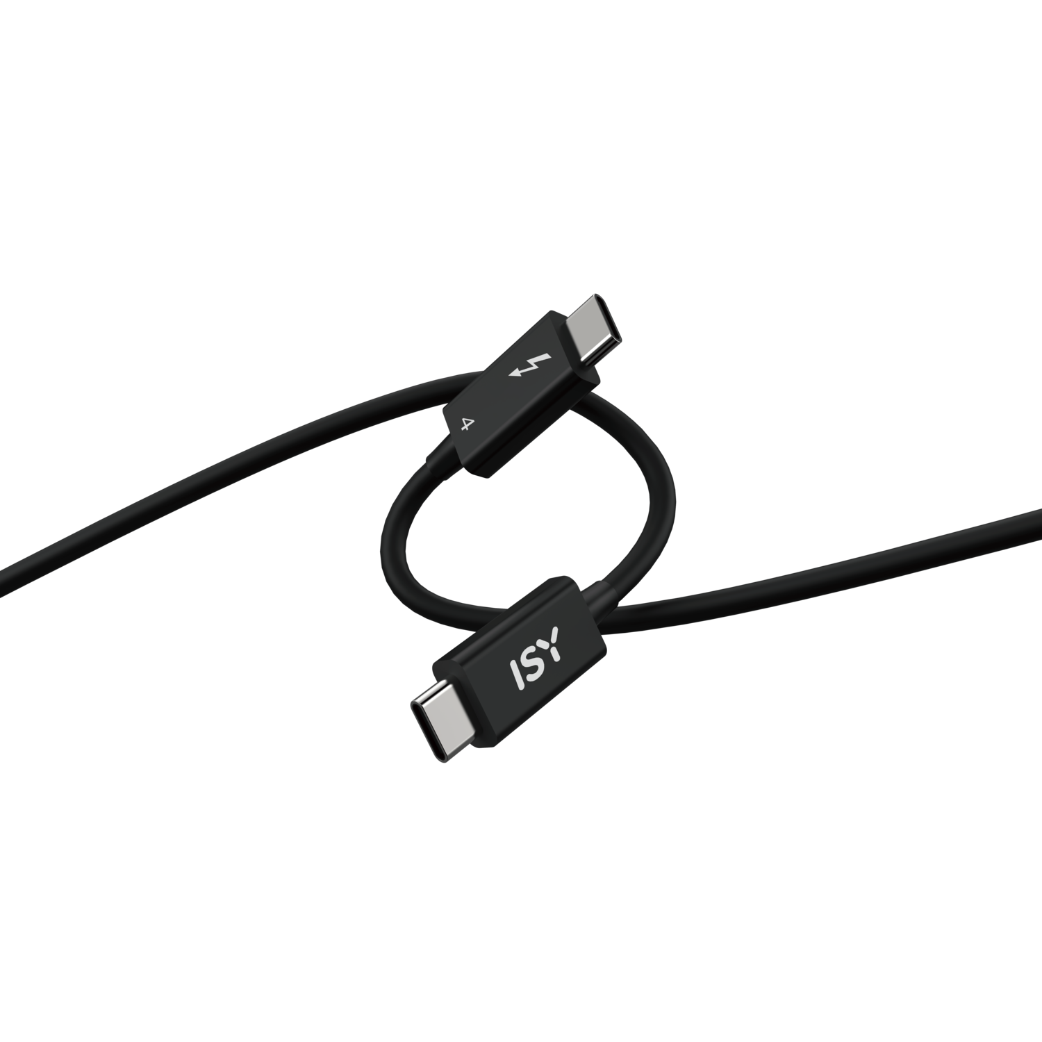 ISY Iuc-1030 Usb-c - Thunderbolt 4 Kabel 08 M Zwart