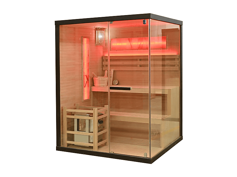 Sanotechnik SB50150 LUXOR 2 Sauna für 3 Personen (6 kW)