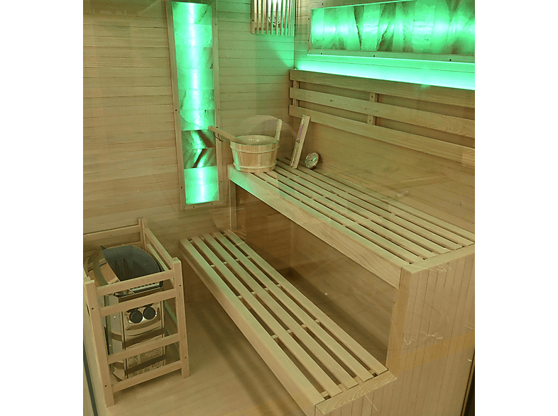 Sanotechnik SB50150 LUXOR 2 Sauna für 3 Personen (6 kW) — Foto 2 von 4