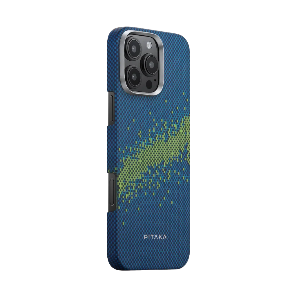 PITAKA StarPeak iPhone 16 Pro Max MagSafe kompatibilis világítós telefontok, tejút (KI1604PMYG)