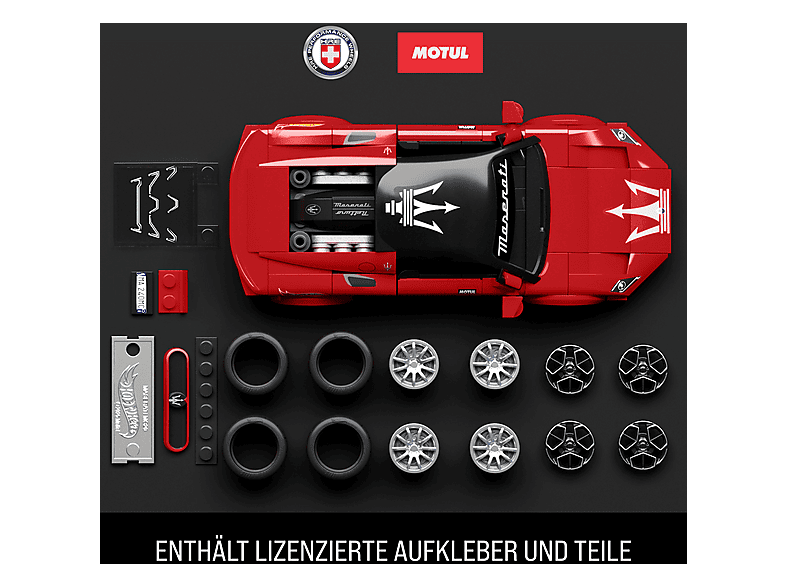 Thumbnail - MATTEL BRICK SHOP JFR90 Mattel Brick Shop Hot Wheels Speed Series Maserati MC20 Bausatz, Rot